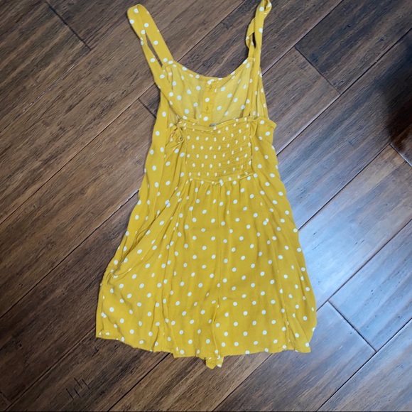 AE Yellow Polka Dot Romper - Picture 2 of 4